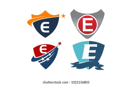 Star Swoosh E Template Set