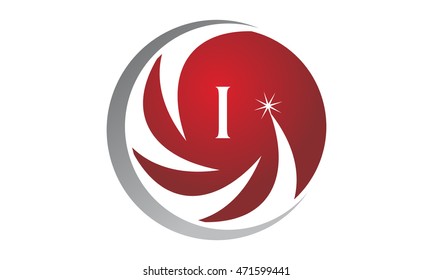 Star Swoosh Initial I