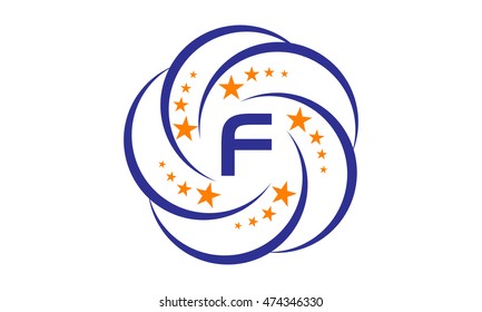 Star Swoosh Initial F