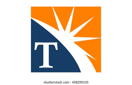 Star Swoosh Initial T