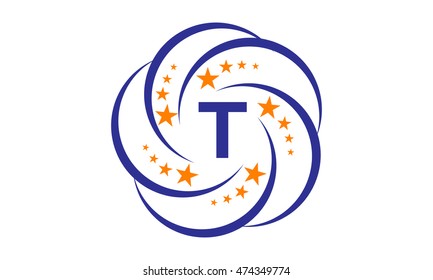Star Swoosh Initial T