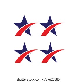 Star Swoosh Logo,