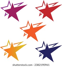 Star Swoosh Logo Template Illustration Design. - Copy.eps