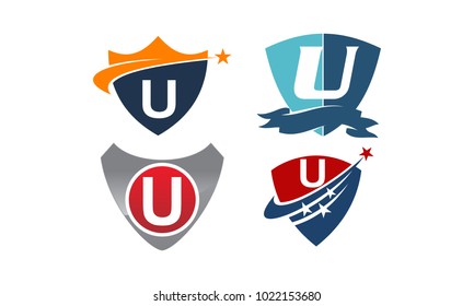 Star Swoosh U Template Set