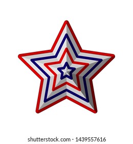 star symbol of American independence day