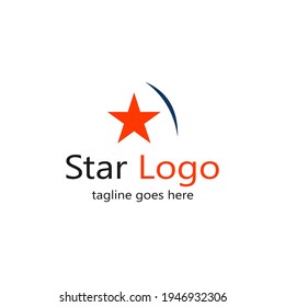 star symbol and a circular line next to it