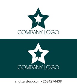 Star symbol company logo design