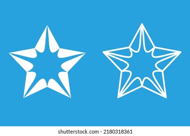 star symbol icon creative  vector illustration