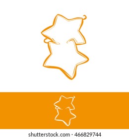 Star symbol, star icon or logo