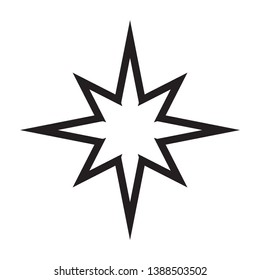 star symbol icon sign, vector, eps 10