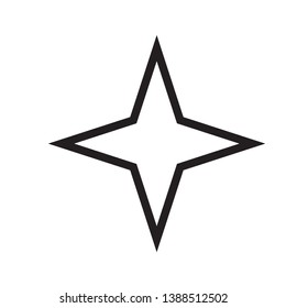 star symbol icon sign, vector, eps 10