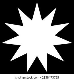 Star symbol, star icon vector