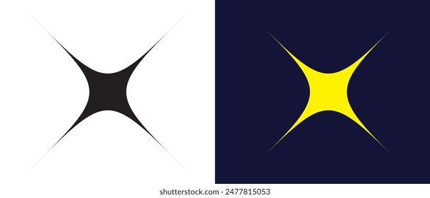 star symbol icon vector.  star symbol icon on white and blue background. vector illustration. 