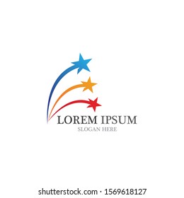 star symbol and logo and symbol vector