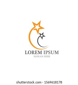 star symbol and logo and symbol vector