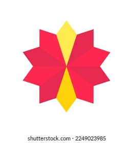 Símbolo de estrella. Logo de Star. Pasos vectores.10