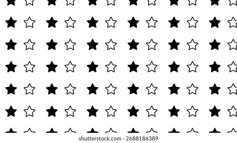 Star Symbol Seamless Pattern background Representing Success and Celebration