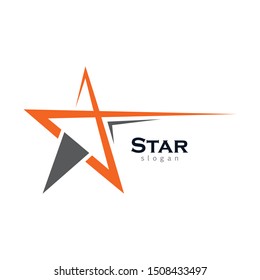 Star symbol vector icon illustration