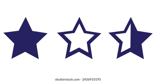 star symbol vector star icon star shape illustration