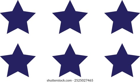 Ilustración de forma de estrella de icono de estrella de Vector