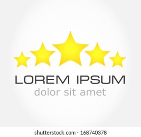 Star symbol. Vector illustration.