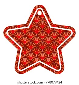 star tag japanese rounded lines pattern image