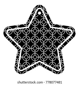 star tag japanese rounded and rhombus style pattern