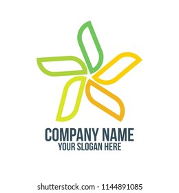 star team and abstract concept. logo, icon, idea, symbol and brand for company, corporate, foundation, business, startup and enterprise