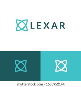 Star tech logo design concept. Space logomark illustration. Can representing data, blockchain, galaxy.