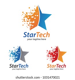 Star Technology Logo Template