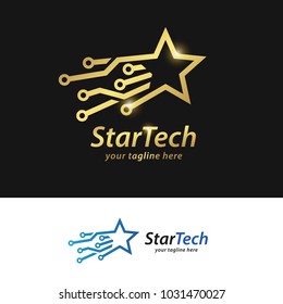 Star Technology Logo Template