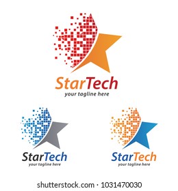 Star Technology Logo Template