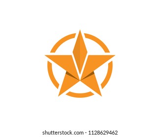 Star template vector icon illustration design