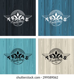Star Texas lettering