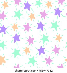Star texture with many shapes for high definition illustration