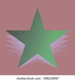 star texture, symbol background, vector illustration design element icon