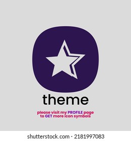 Símbolo de la tienda de aplicaciones de temas estrella para iOS Smartphone icono o logotipo de la empresa - con estilos de corte eps vectoriales