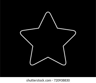 star thin line icon
