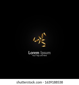 "Star Three Point". Minimalist, simple,digital and modern logo design.