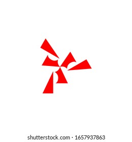 "Estrella tres puntos". Diseño minimalista, sencillo, digital y moderno.