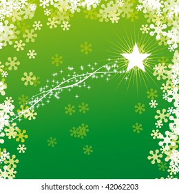  Star with trail