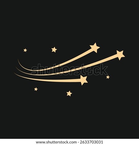 Star trail comet Luxury trendy useful design stunning abstract vector illustration artwork.eps
