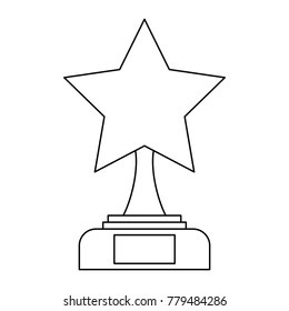 star trophy award competition victory