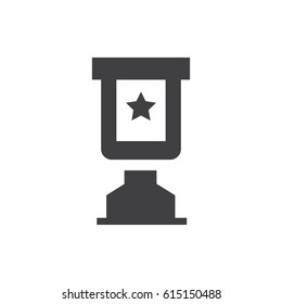 Star trophy Awards vector icons