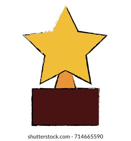 star trophy isolated icon