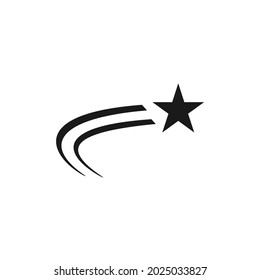 star and two curved lines next to it