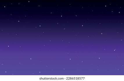 Star universe background, Blue Sky, Stardust in deep universe, Vector Illustration.