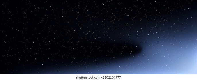 Stern-Universum-Hintergrund, Sternenstaub im tiefen Universum, Milchstraße-Galaxie, Vektorgrafik.