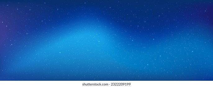 Fondo del universo de las estrellas, Stardust en el universo profundo, Galaxia de la Vía Láctea, La noche con nebulosa en el cosmos, Ilustración vectorial.