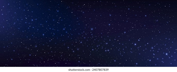 Stern-Universum-Hintergrund, Sternenstaub im tiefen Universum, Milchstraße-Galaxie, Vektorgrafik.